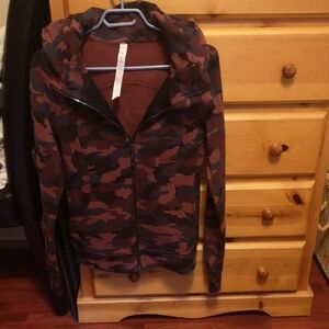 Lululemon Athletica Camo Hoodie - Black and Brown